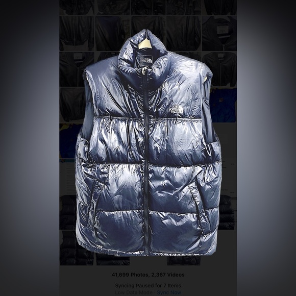 The North Face | BLACK SHINE VEST | PUFFER VEST | NORTH FACE 700 SERIES - Picture 4 of 5